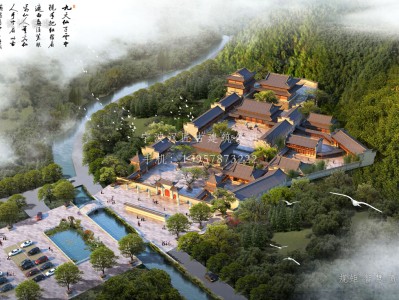 海丰资教寺总体建筑规划方案图